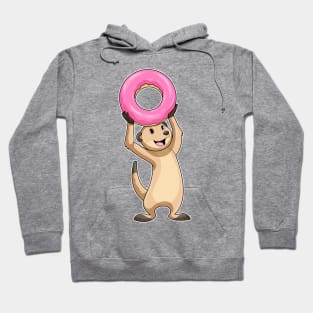 Meerkat with Donut Hoodie